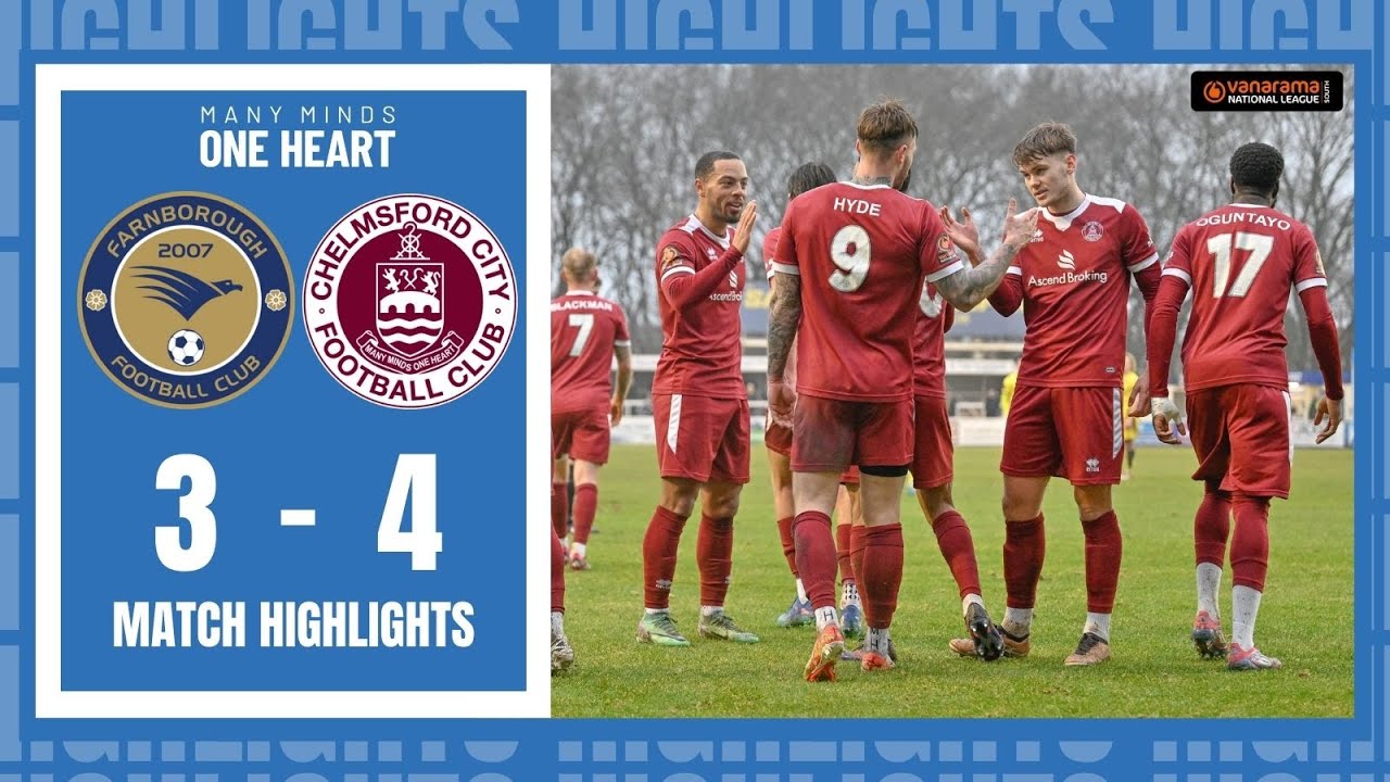 Highlights | Farnborough (A) - Vanarama National League South