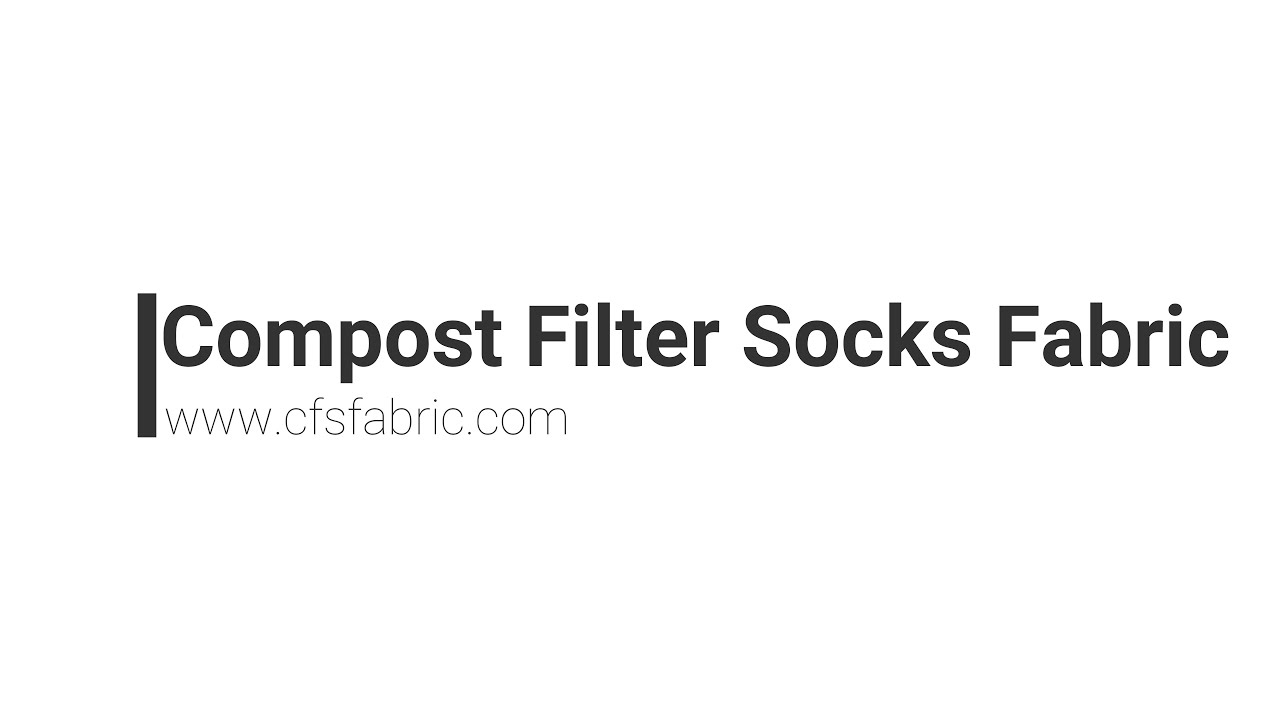 Compost Filter Socks Fabric