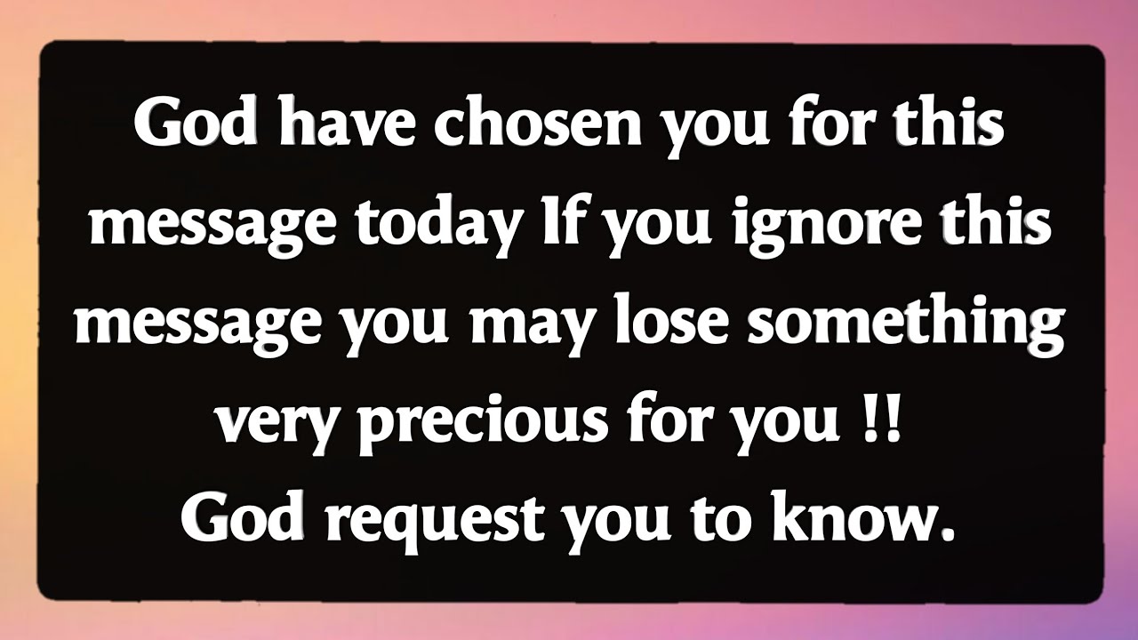 🌈God have chosen you for this message today!! God's Message For You Today @Lord Miracles 11:11