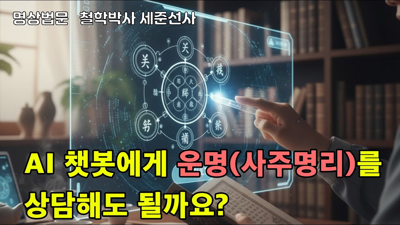 AI 챗봇에게 운명(사주명리)를 상담해도 될까요?