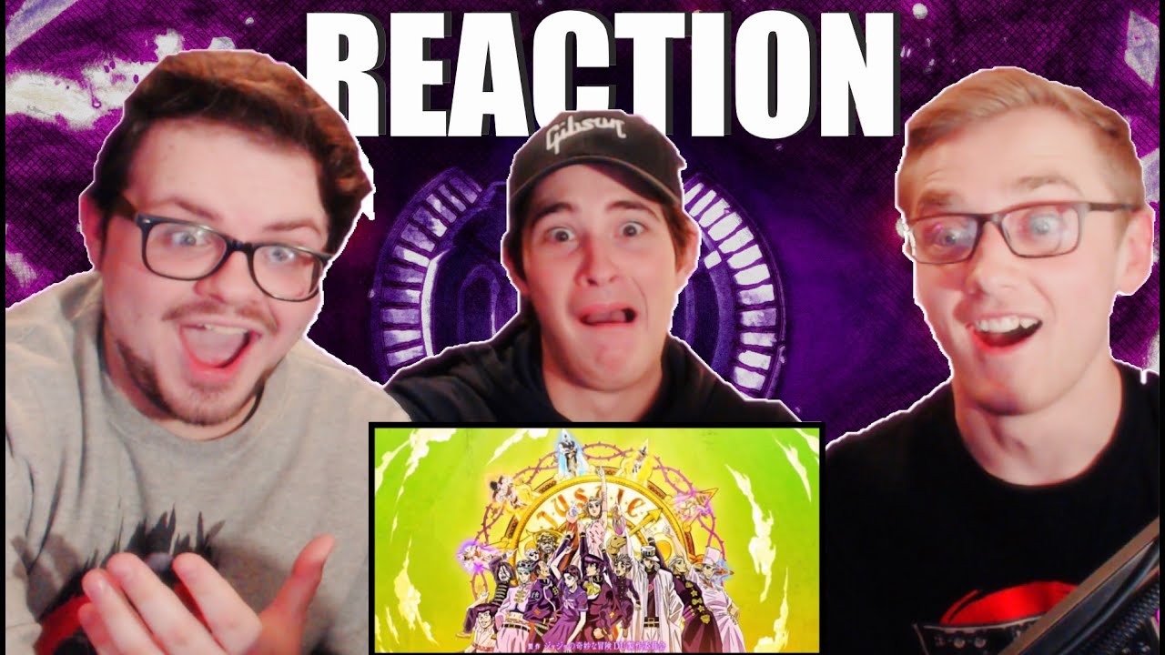 REACTING to every JoJo's Bizarre Adventure Opening!