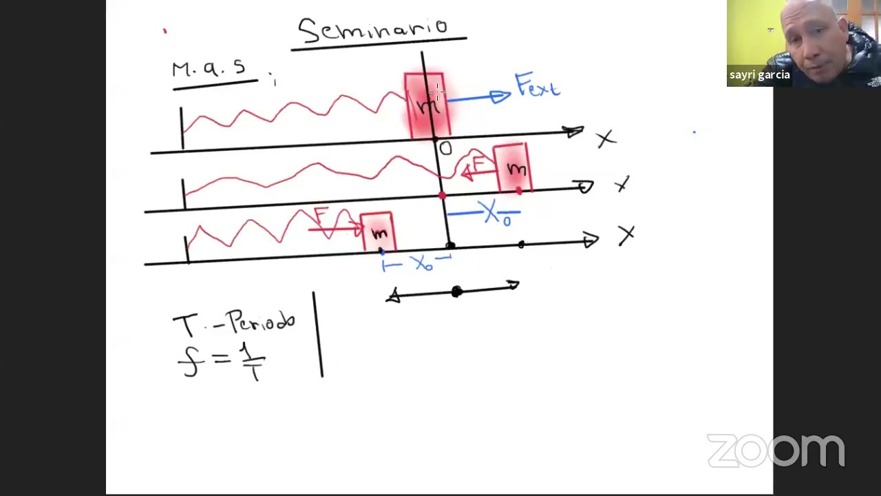 Movimento armónico simple (MAS) Teoria y ejercicios. Sayri Tupac