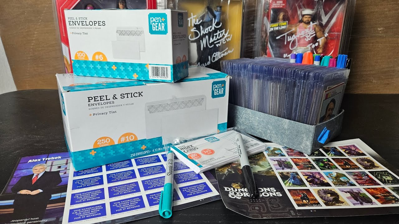How To Send Through The Mail Autograph Submissions & Card Prep - Step-by-Step Process
