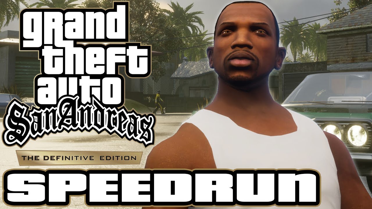 GTA San Andreas Definitive Edition Speedrun on PC - Full Game