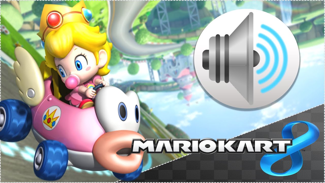 Mario Kart 8 - All Baby Peach Sound Effects / Voice Clips