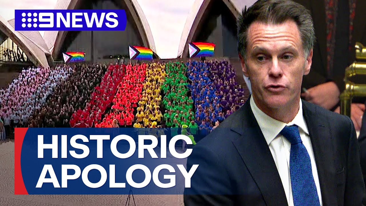 NSW premier issues historic apology for laws that criminalised homosexuality | 9 News Australia