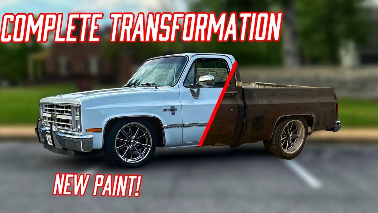 UNREAL TRANSFORMATION on this LS SWAPPED C10 TRUCK! - Complete Paint & Body