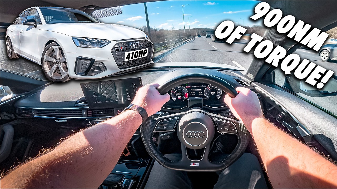 Мы прокатились на Audi S4 Stage 1 с дизельным двигателем, и это меня просто поразило!