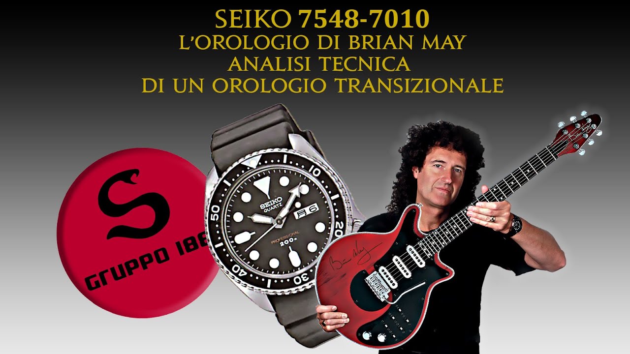SEIKO 7548-7010: L'orologio di Brian May; analisi tecnica di un orologio transizionale