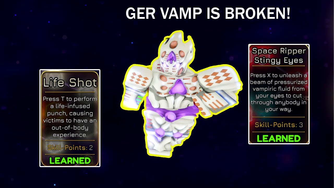 Ger Vampire IS BROKEN!! (YBA)  #yba #roblox #trending #shorts #tiktok #viralvideo #viralshorts #jjba