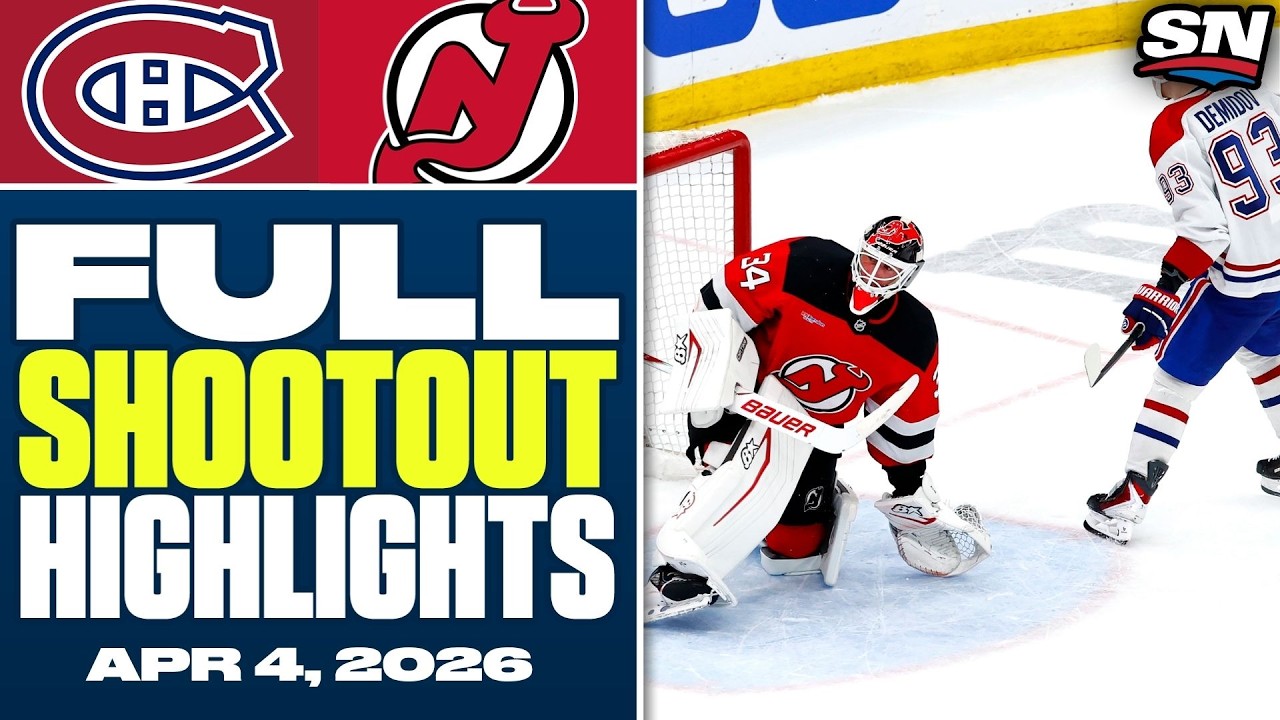 Montreal Canadiens at New Jersey Devils | FULL Shootout Highlights - April 4, 2026