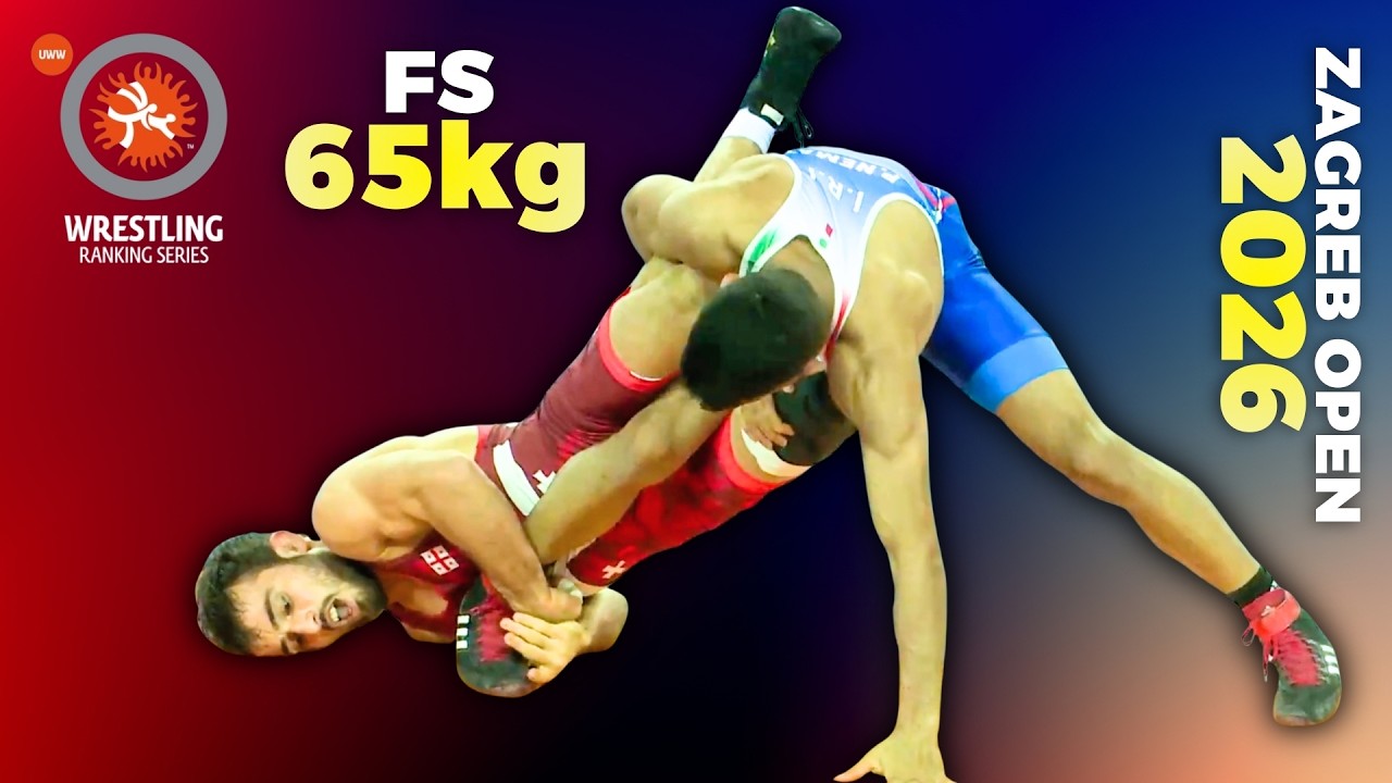 Nika ZAKASHVILI (GEO) vs Peyman Ali NEMATI (IRI). Zagreb Open 2026 | Qualification | FS 65 Kg