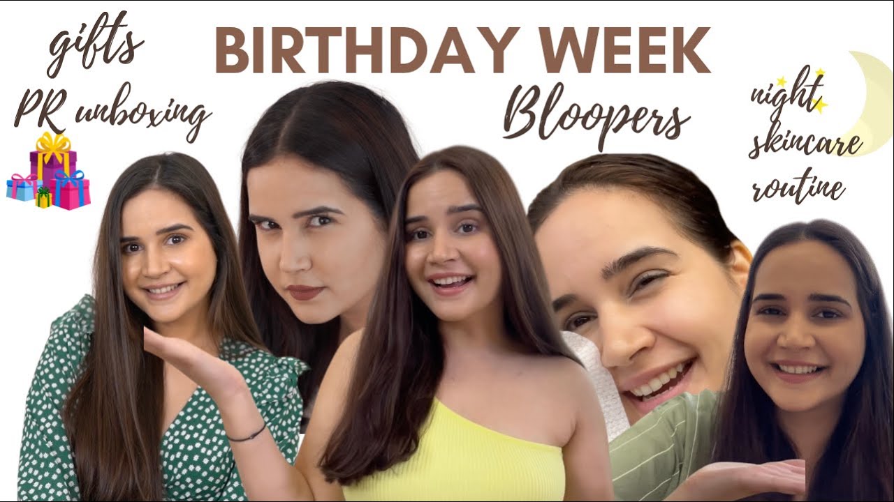 [Birthday]  Week Vlog | Gifts | Night Skincare Routine | PR Unboxing| Shiv Shakti Sachdev