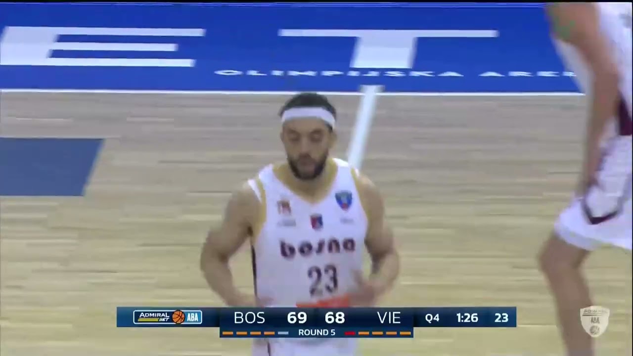 Halilović and West with the clutch points (Bosna BH Telecom - Vienna, 1.11.2025)