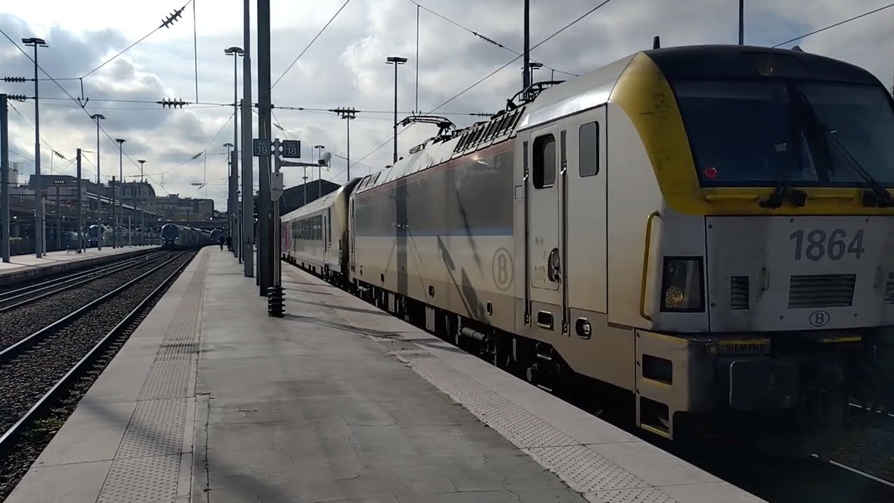 Paris Nord (FR), departure OUIGO 65 (NMBS & SNCF) with destination Brussel-Zuid (BE). (08/02/2025)