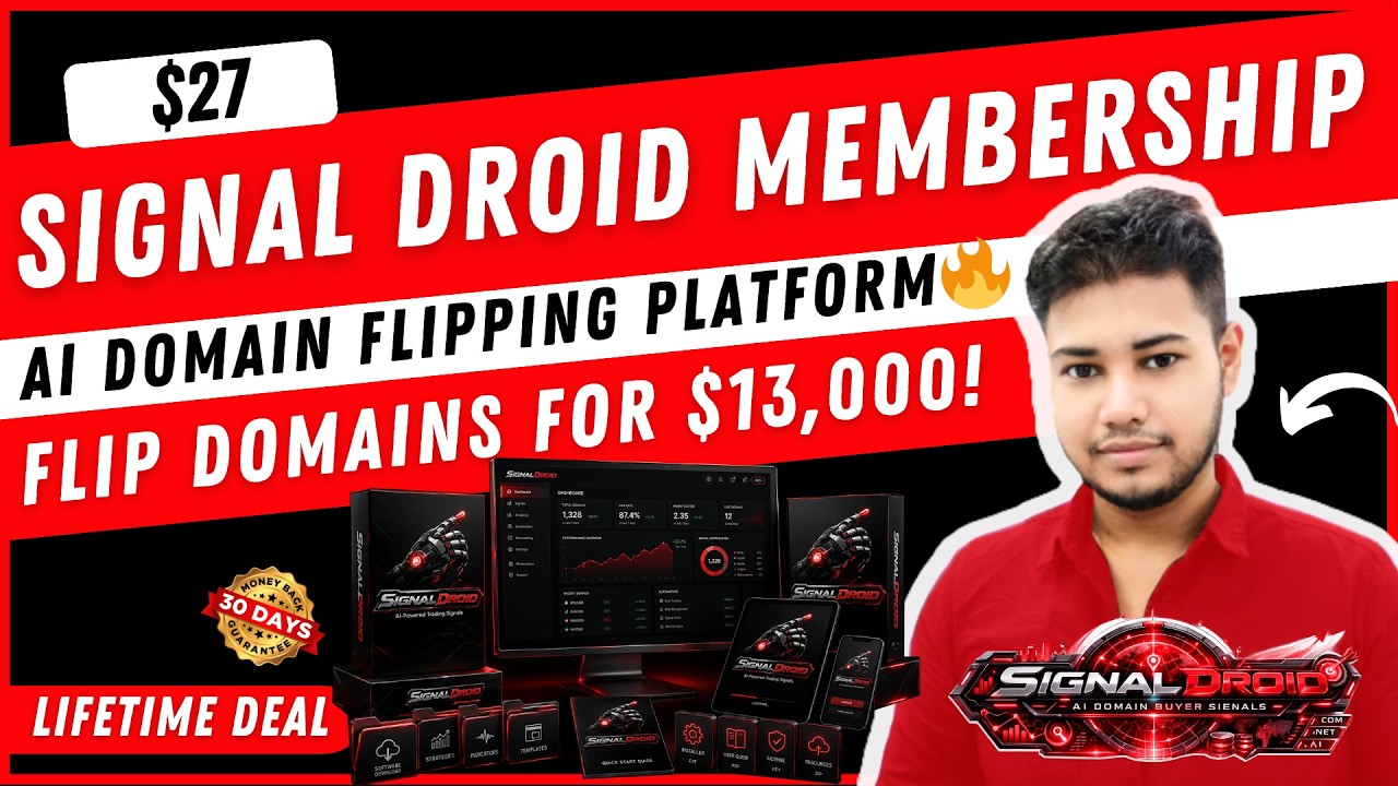 Signal Droid Review & Demo 2026 🔥 Find & Flip Profitable Domains Faster