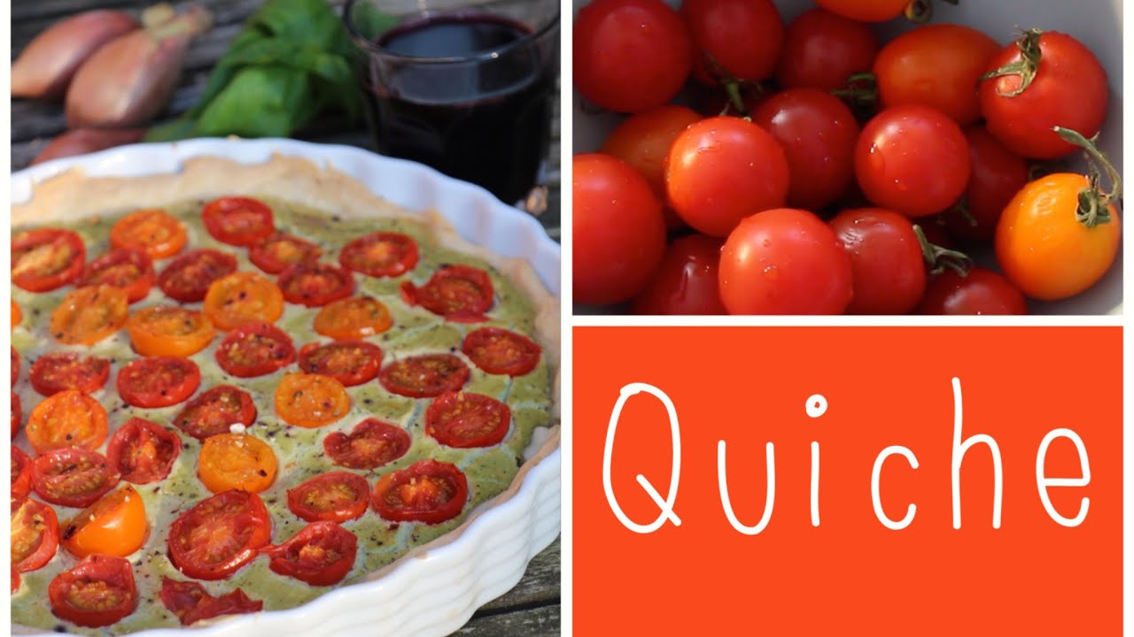 Quiche mit Cherry Tomaten