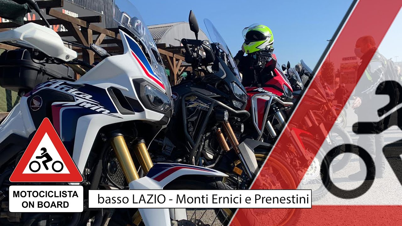Monti Prenestini e Monti Ernici. Capranica, Guarcino e Fumone con AFRICA TWIN GROUP (Lazio in moto)