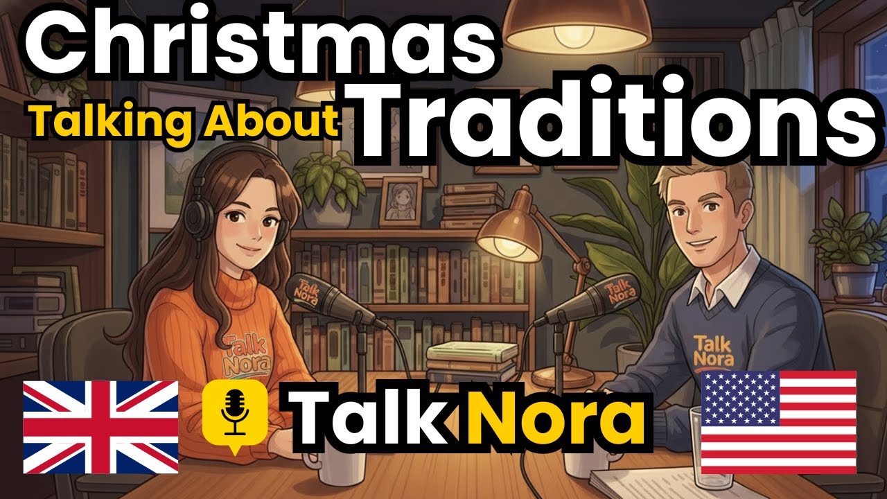 How to Talk About Christmas traditions in English | English Conversation Practice