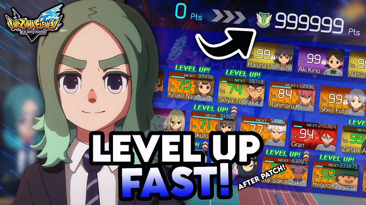 DO THIS to *FARM EXP *after THE PATCH in Inazuma Eleven Victory Road!🤩