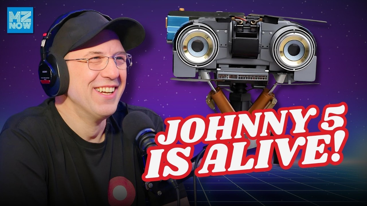 He Built a REAL Johnny 5 Robot in His Garage