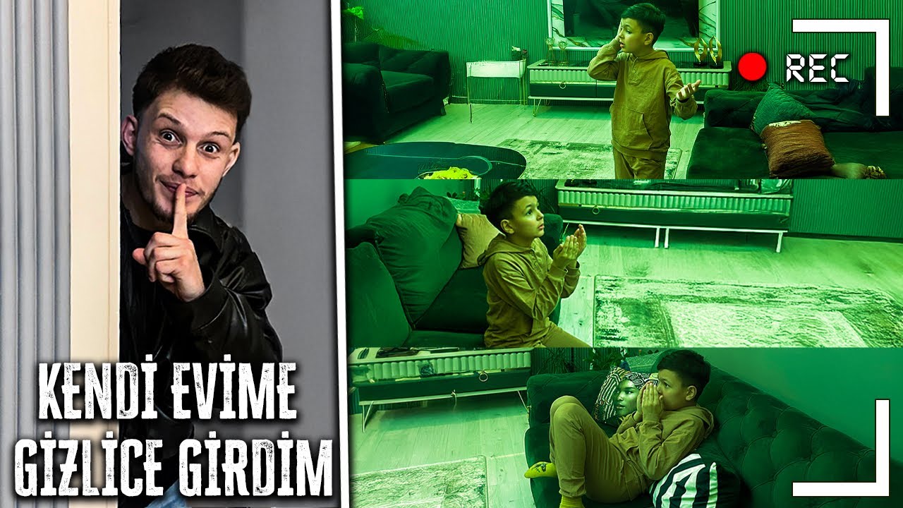 KENDİ EVİME GECE GİZLİCE GİRİP KARDEŞİMİ KORKUTTUM!! (çıldırdı)