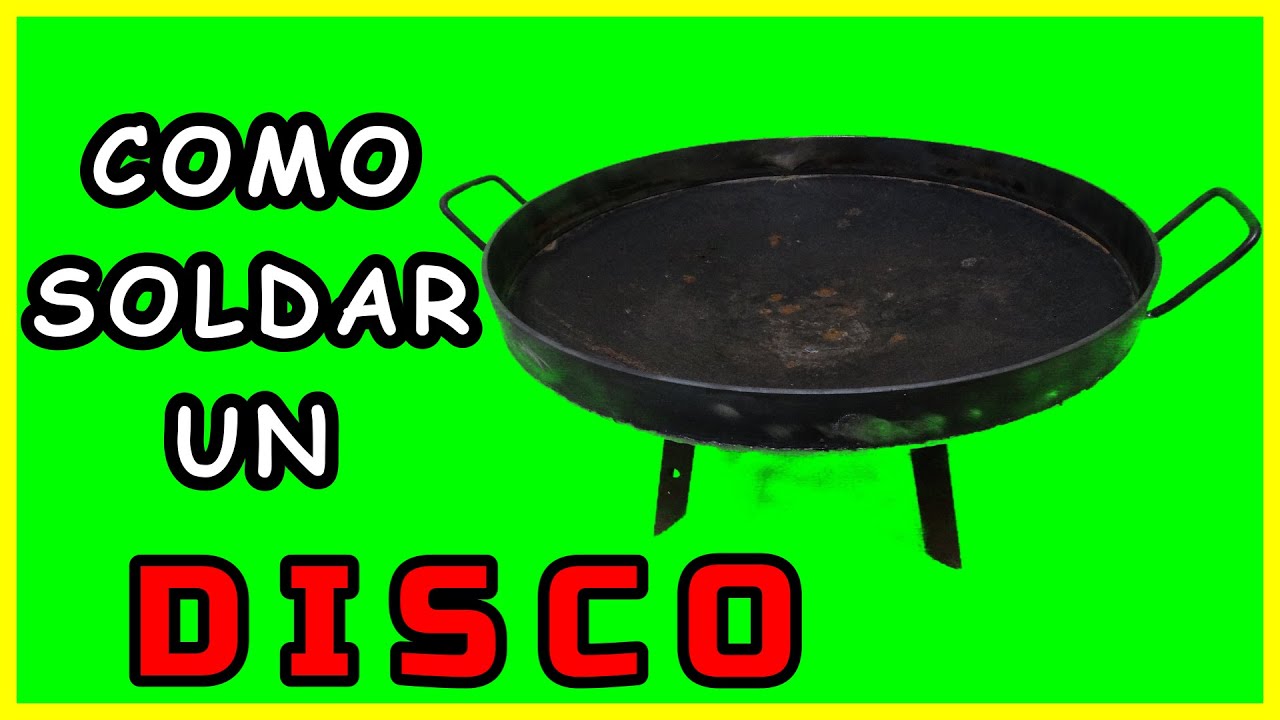 Como soldar disco de arado.