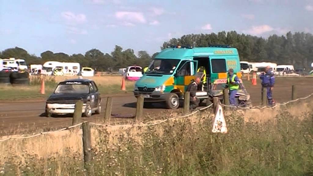 2014 york autograss - open class race !!PLUS CRASH!!