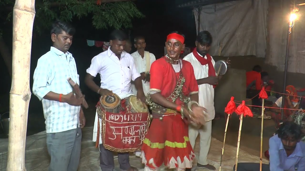 बेला वाले और तमंचे जी ने दम तोड़कर काम किया देहाती देवी जागरण