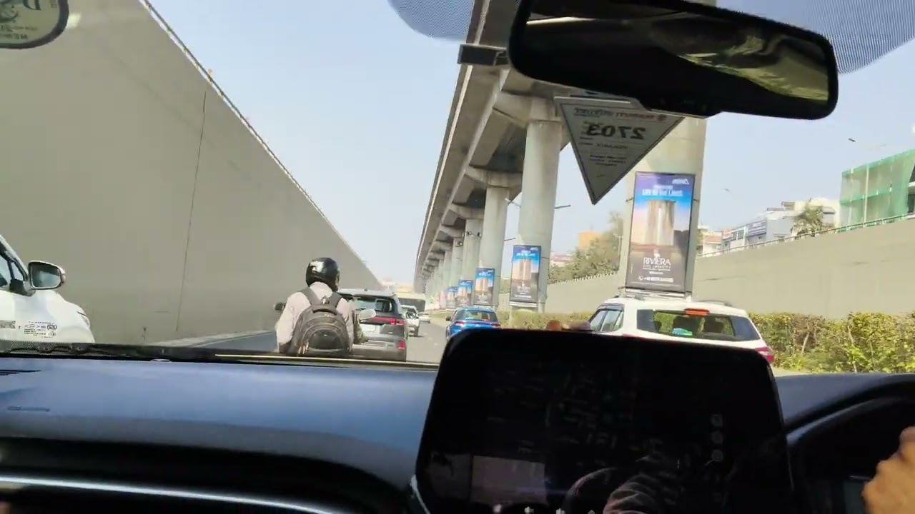 My first Vlog 2026 Gurgaon Golf Course Road 