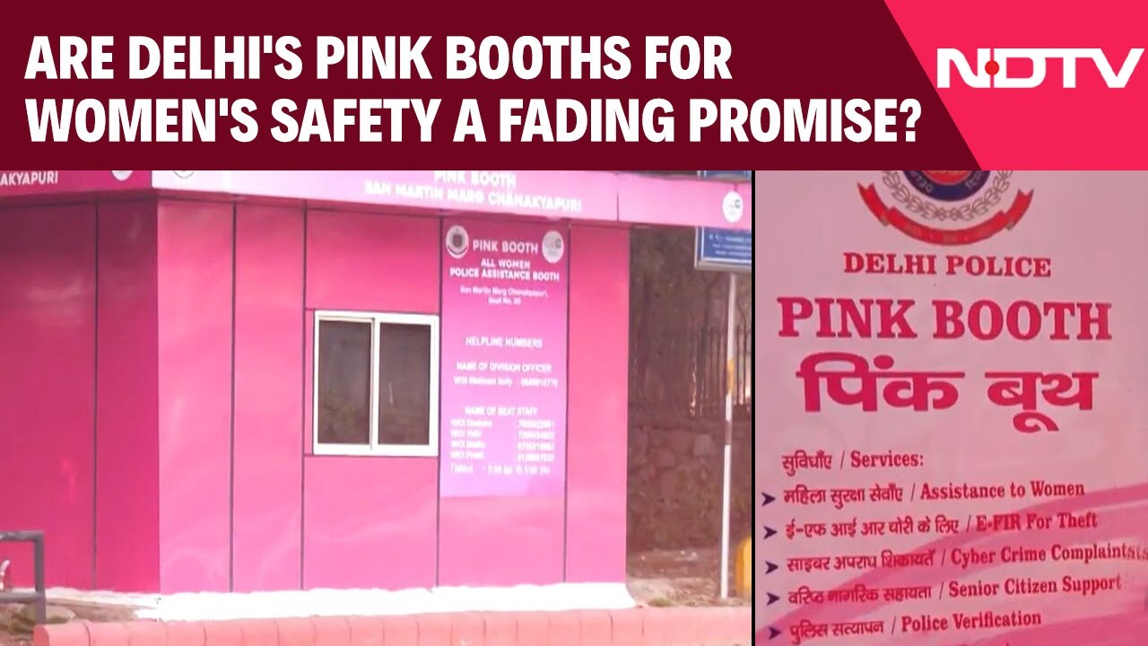 Are Delhi's Pink Booths For Women's Safety A Fading Promise?
