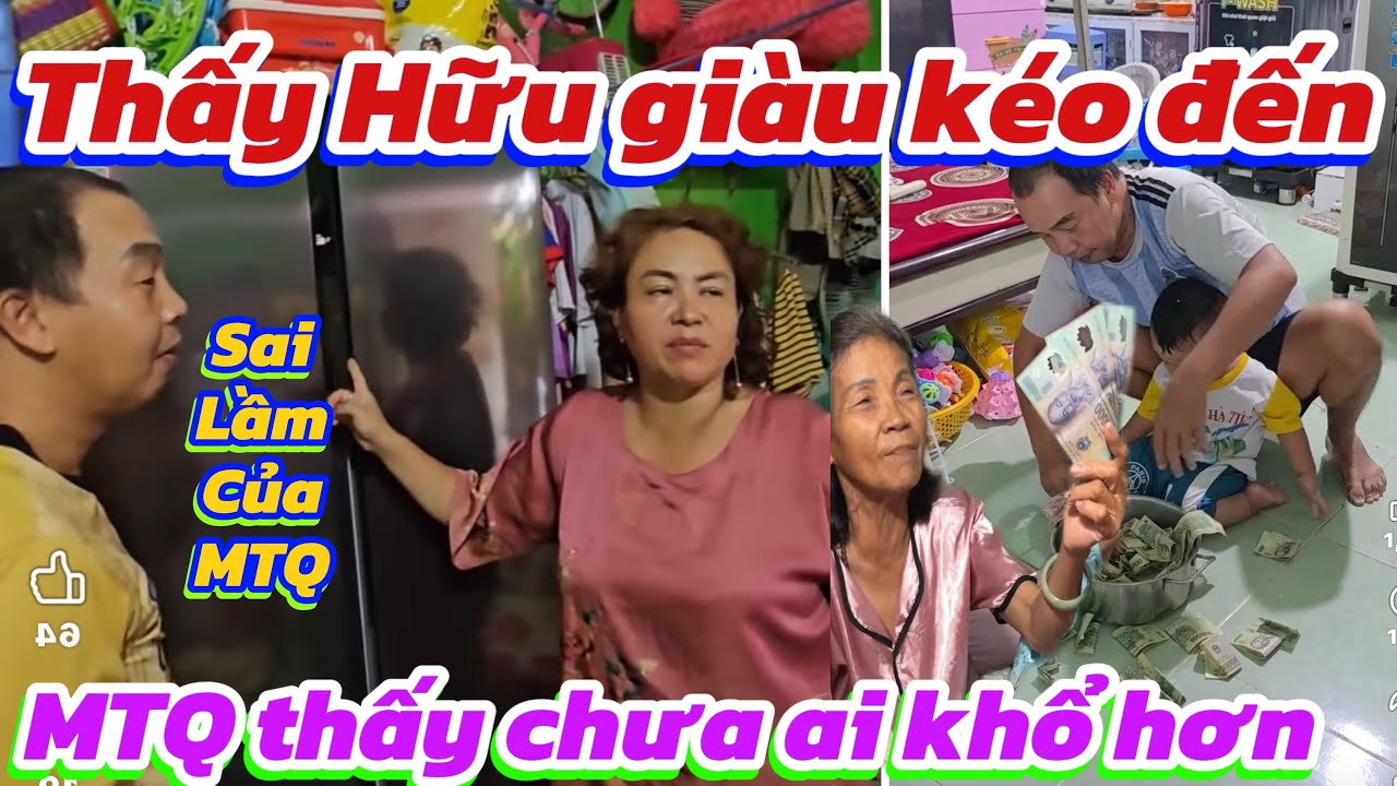 Hữu giàu mà MTQ không thấy Xuyến và Lan thấy chạy đến khóc than 