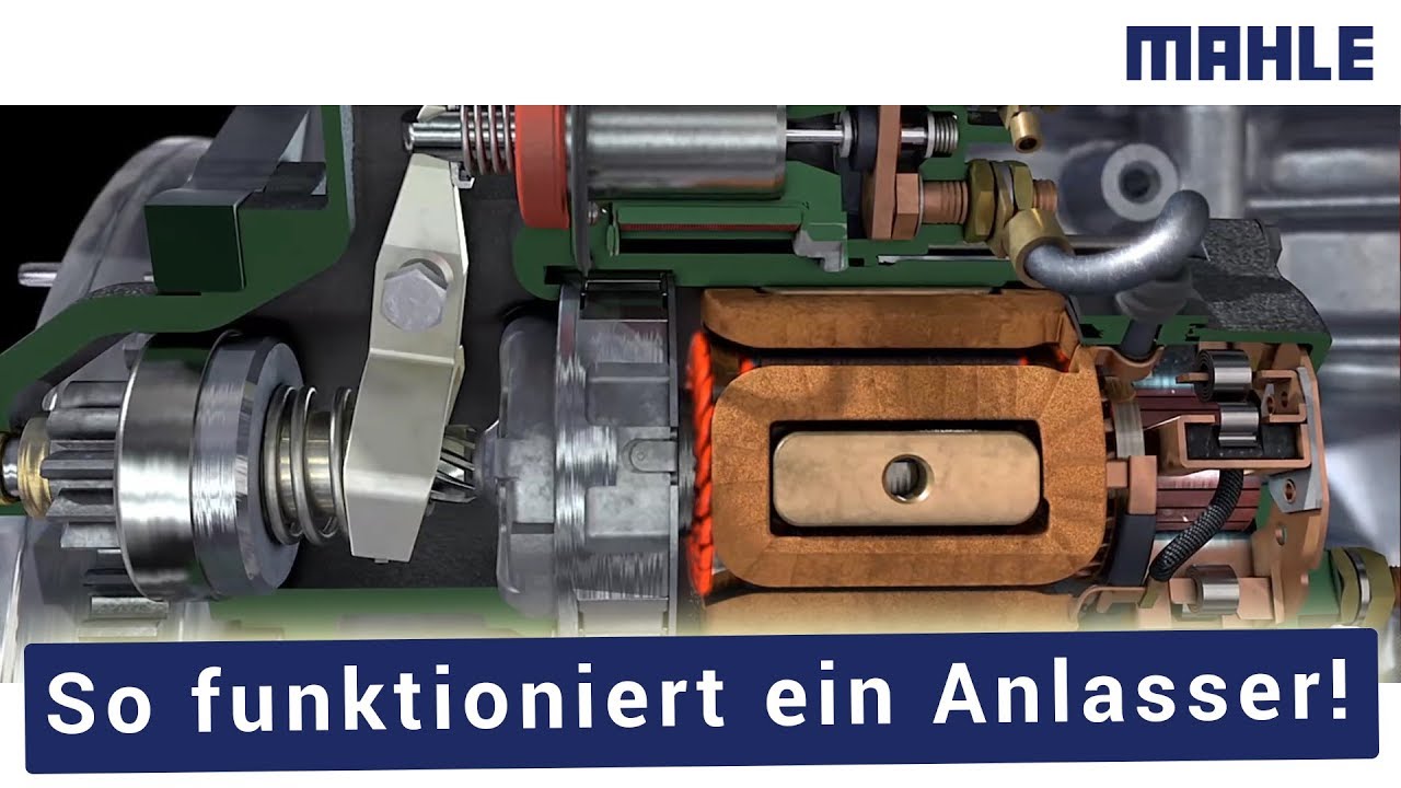 Starter von MAHLE - So funktioniert ein Anlasser + Aufbau!