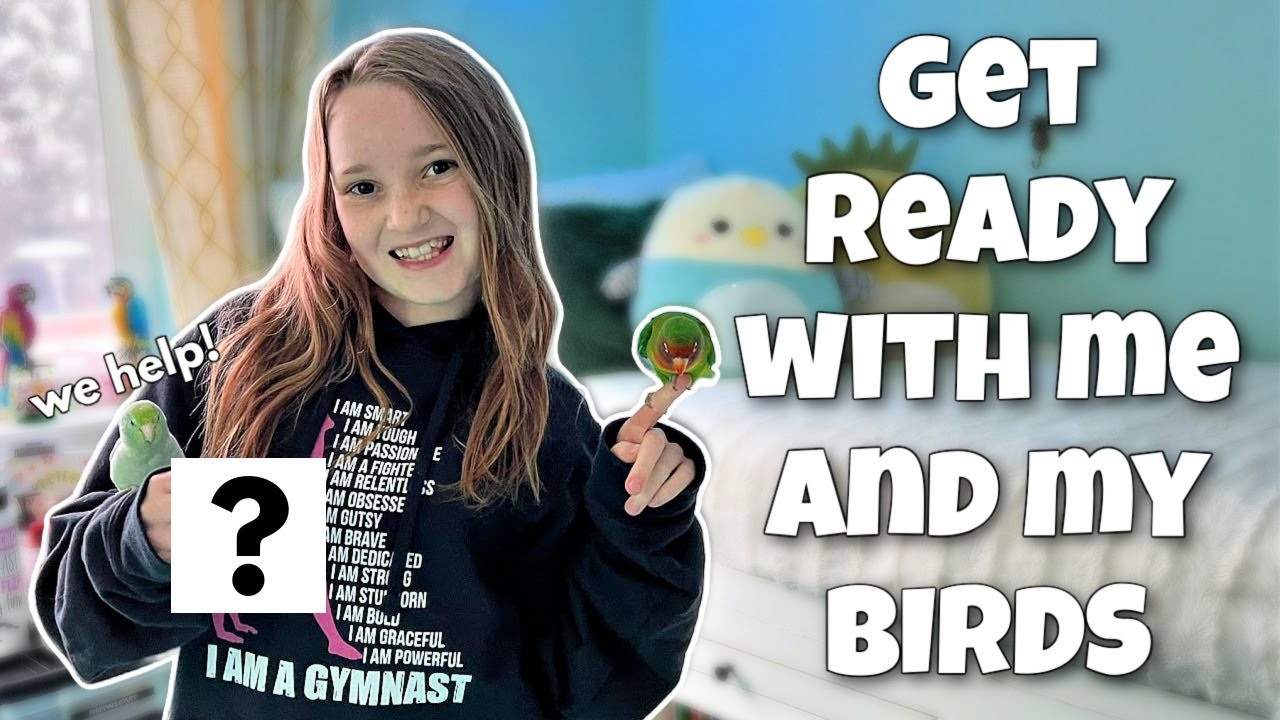 Get Ready with Me and my 3 Tiny Birds! 😱😃🤪