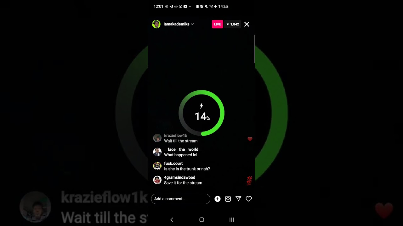 DJ AKADEMIKS IG LIVE VERSUS CRAZY GF PART ONE 12/30/2023