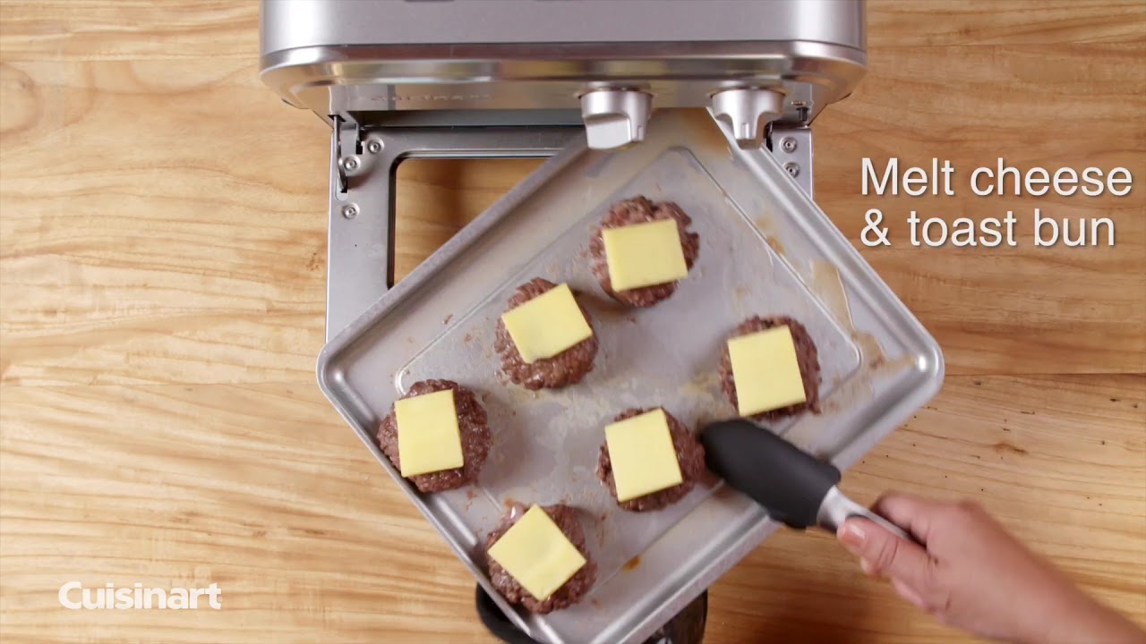 Air Fryer Oven Mini Cheeseburger Sliders Recipe | Cuisinart®