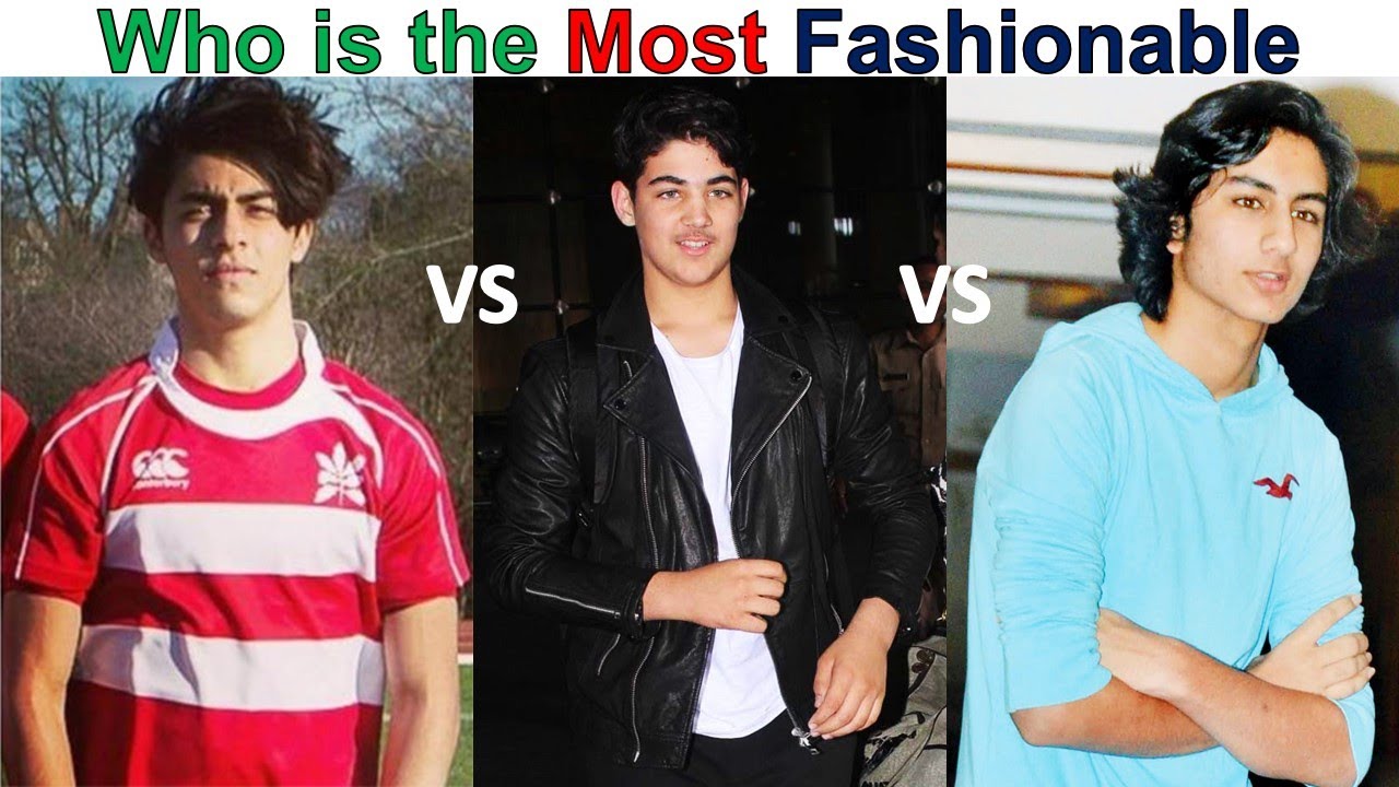 Ibrahim Ali Khan VS Aarav Kumar Bhatia VS Aryan Khan Who is the Most Fashionable & Perfect