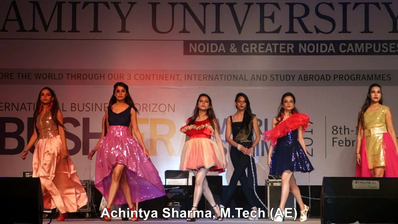 Inbush Era 2017, Lady Irwin College-Delhi University Fashion Walk/ Show at Amity University, Noida