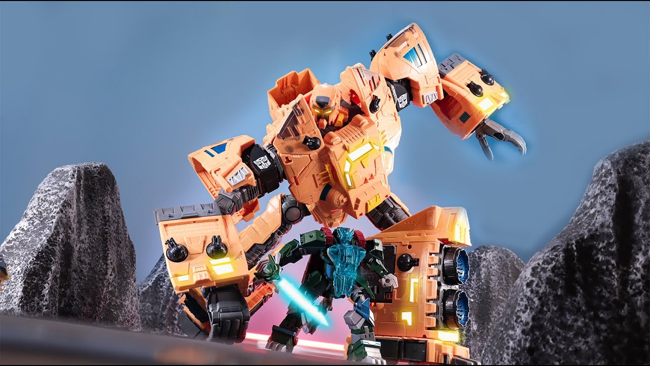 Take the sword in the ARK！Transformers stop motion Thunderhowl VS Shockwave army.