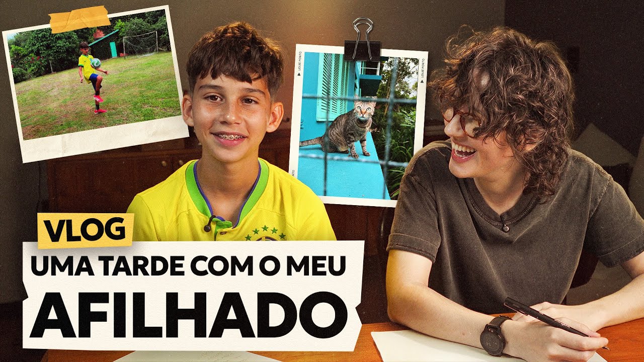 Entrevistei meu afilhado de 13 anos sobre vida, sonhos e um mundo perfeito | Louie Ponto e Maurício