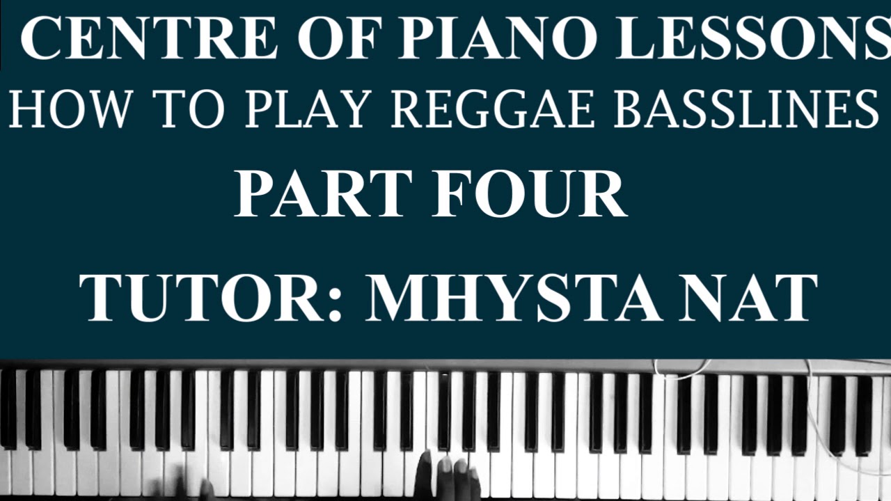 HOW TO PLAY REGGAE WITH BASSLINES---KEY F || PART FOUR