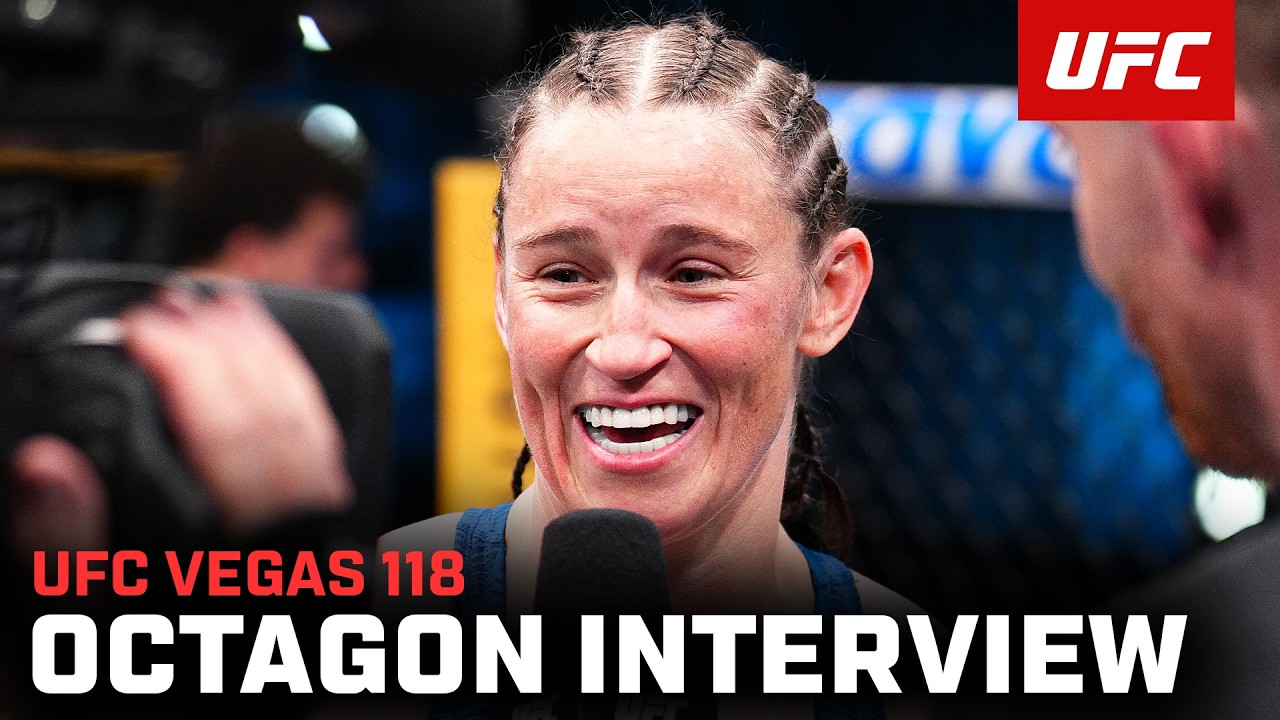 Интервью Челси Чендлер в октагоне | UFC Vegas 118