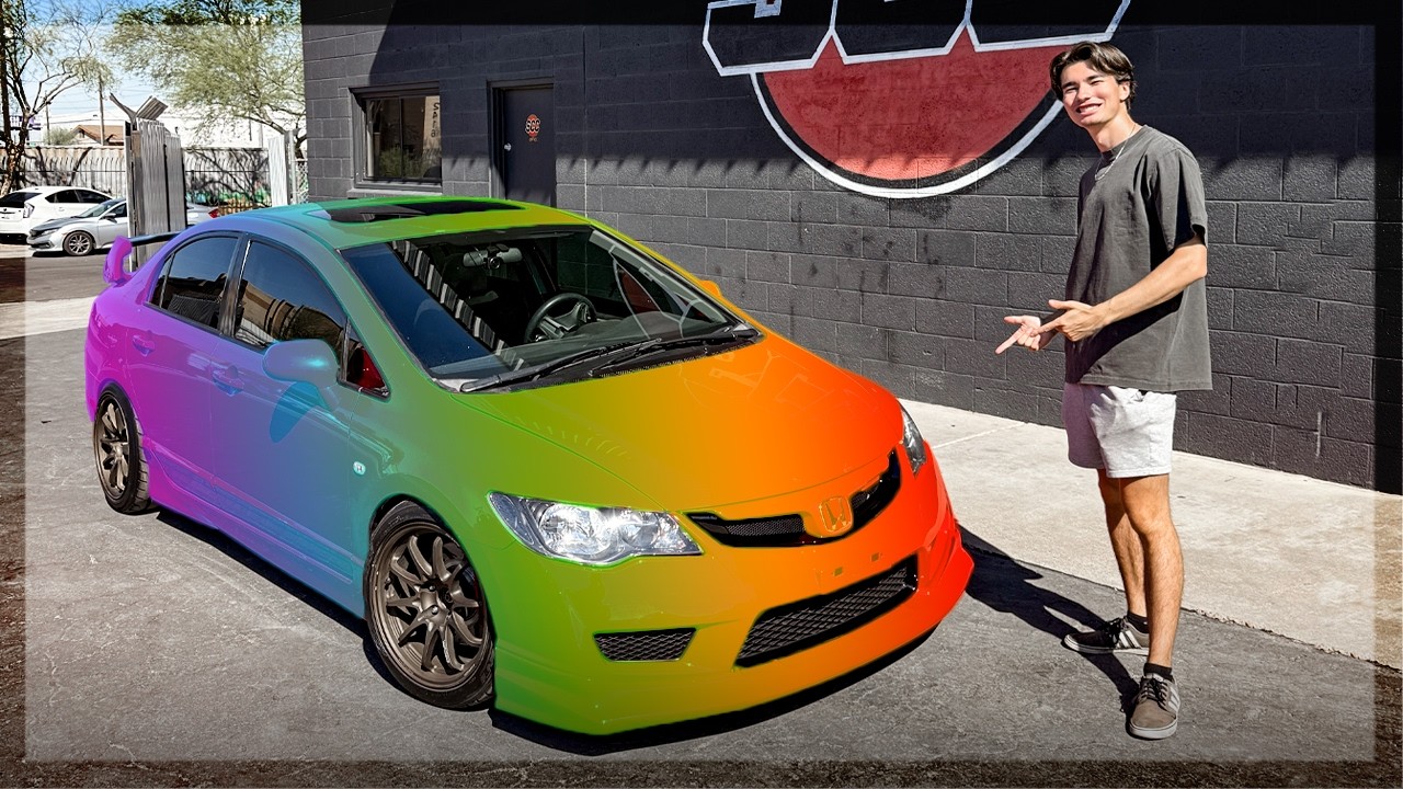 Красим мою Honda Civic Si! (Эпизод 7)