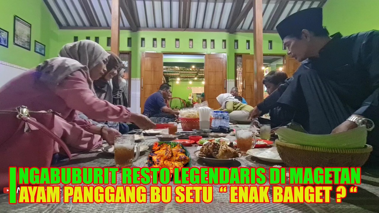 NGABUBURIT SEKELUARGA DI AYAM PANGGANG LEGENDARIS GANDU MAGETAN