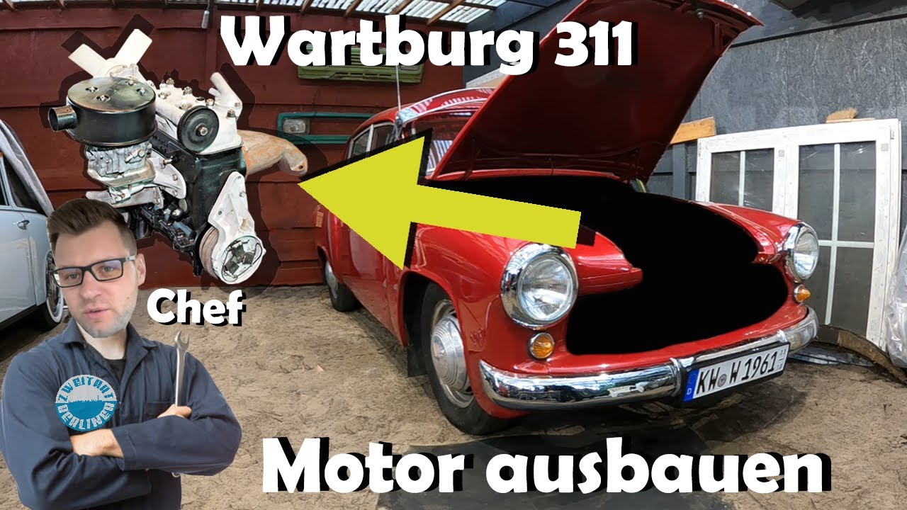 Wartburg 311:Motorausbau SPEZIAL ! Kupplung+Getriebe Totalschaden ?Das Grauen kommt zu Tage Teil #2