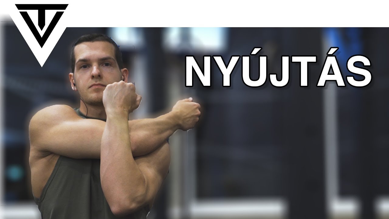 Teljes testes nyújtás súlyzós edzés után