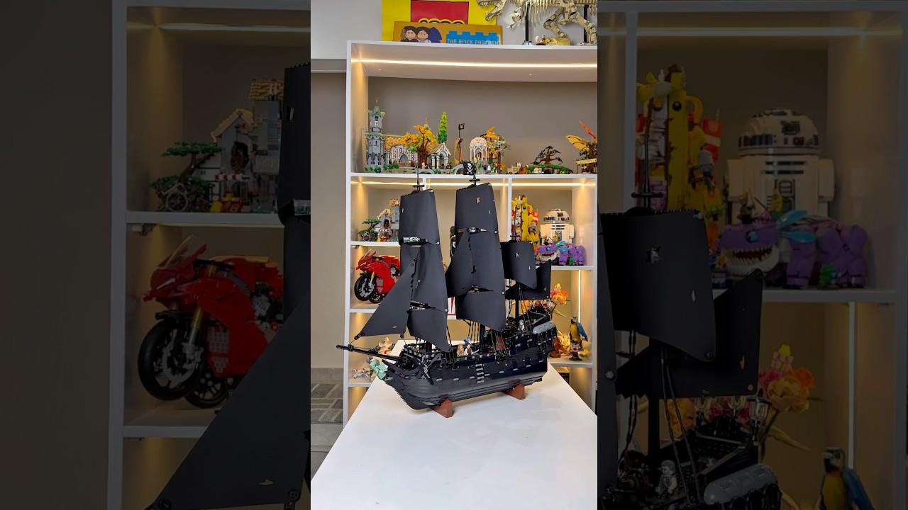 LEGO ICONS Captain Jack Sparrow’s Pirate Ship Speed Build! 