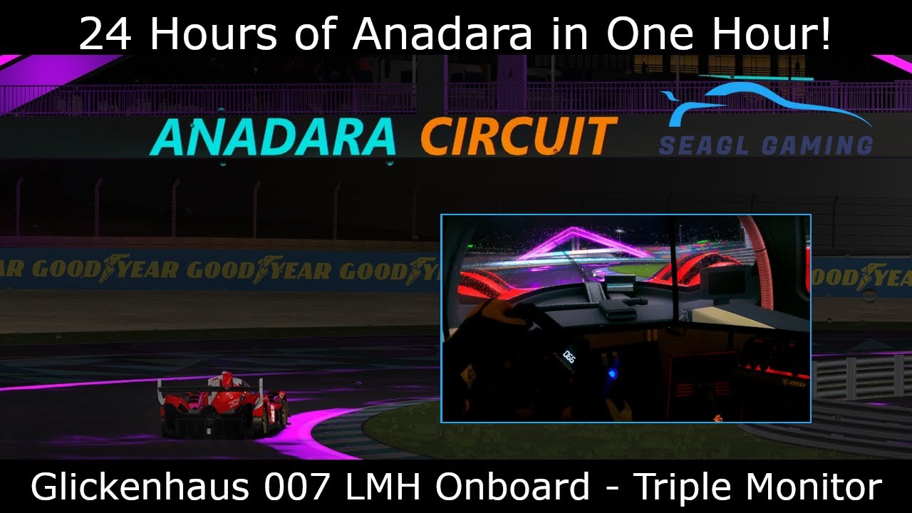 24 Hours of Anadara! [Assetto Corsa Triple Monitor]