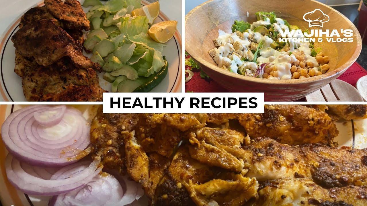 EASY DELICIOUS HEALTHY RECIPES | HEALTHY MENU IDEAS | Wajiha’s kitchen & vlogs 