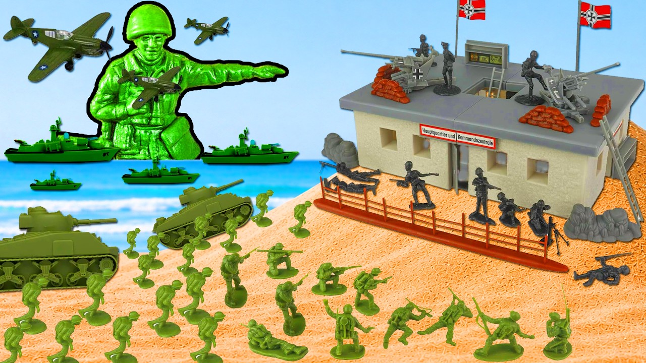 Rozpakowujemy nową fortecę D-DAY BUNKER firmy Army Men!